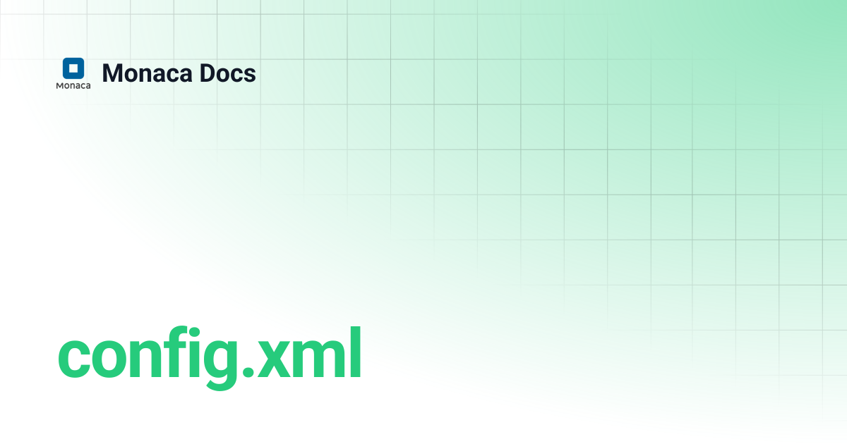config.xml | Monaca Docs