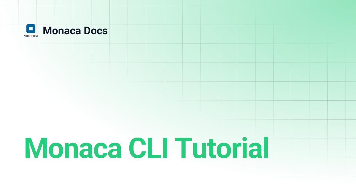 Monaca CLI Tutorial | Monaca Docs