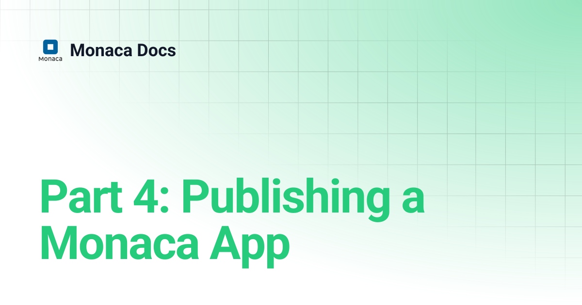Part 4: Publishing a Monaca App | Monaca Docs